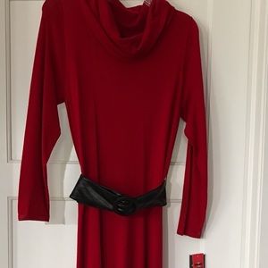 NWT R&K Red Sweater Dress